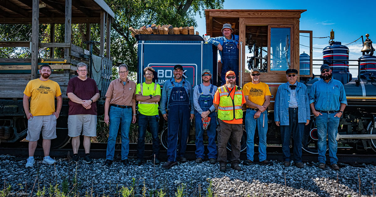 HVRM Volunteers with Bock Lumber No. 1