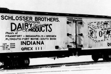 Scholosser Brothers Dairy Refrigerator Car