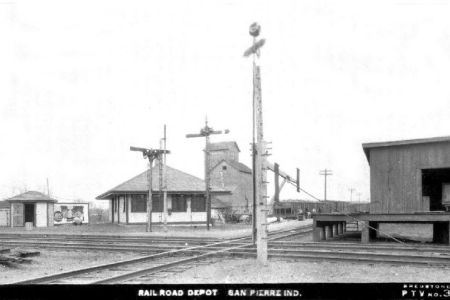 Monon / NYC Depot - San Pierre, Indiana