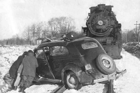 NKP no. 667 Grade Crossing Accident - Plymouth, Indiana