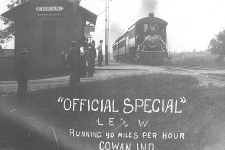 NYC Inspection Train - Cowan, Indiana