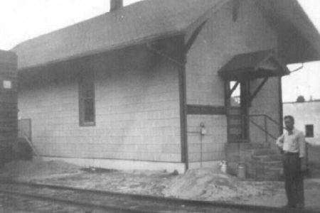 PRR Freight House - Winamac, Indiana