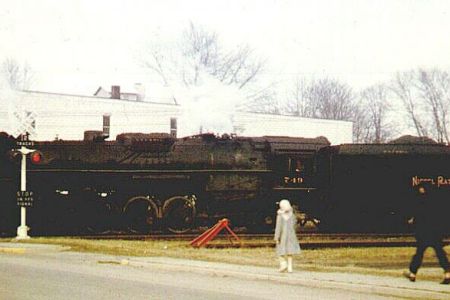 NKP 2-8-4 no. 749 - Sidney, Indiana