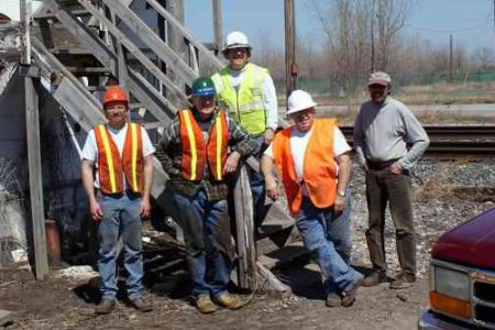 Work Crew at Grasselli Tower